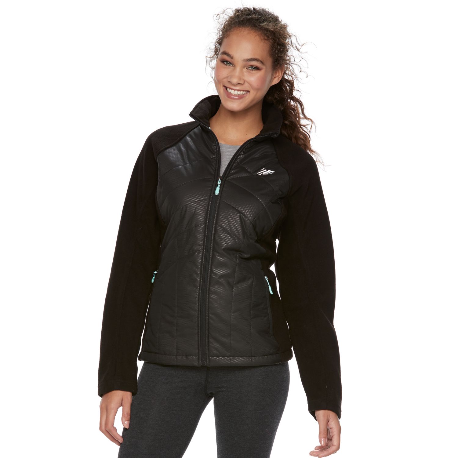 women's new balance hooded quilted vest