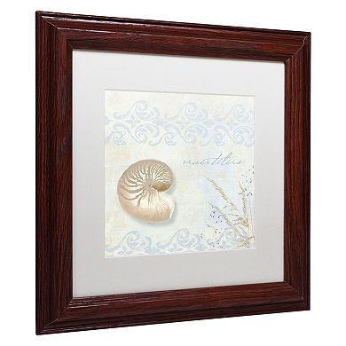 Trademark Fine Art She Sells Seashells I Matted Framed Wall Art