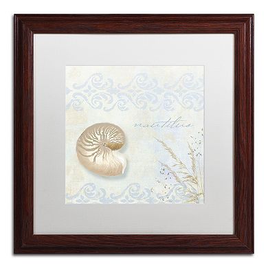 Trademark Fine Art She Sells Seashells I Matted Framed Wall Art