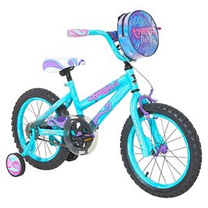 Girls Dynacraft 16-Inch Twilight Twist Training Wheel Bike