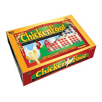 ChickenFoot Double 9 Color Dot Professional Size Dominoes by Puremco
