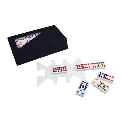 ChickenFoot Double 9 Color Dot Professional Size Dominoes by Puremco