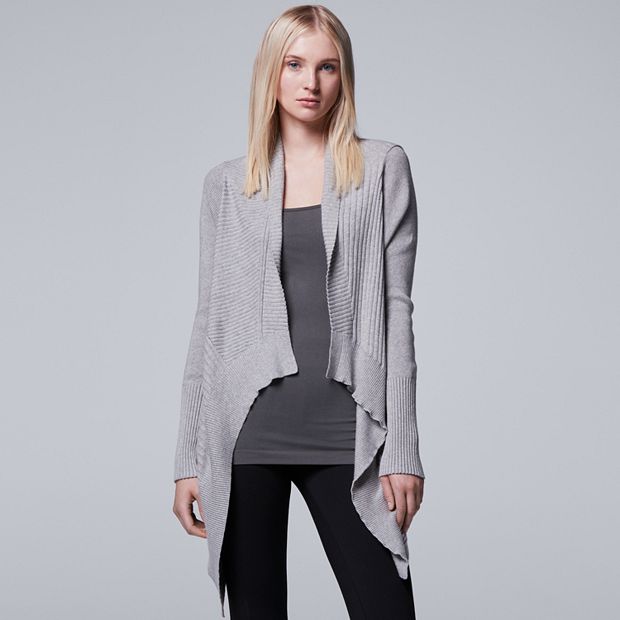 Vera wang sale flyaway cardigan