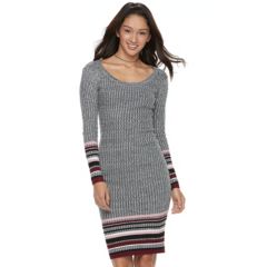 IZ Byer Choker Neck Sweater Dress