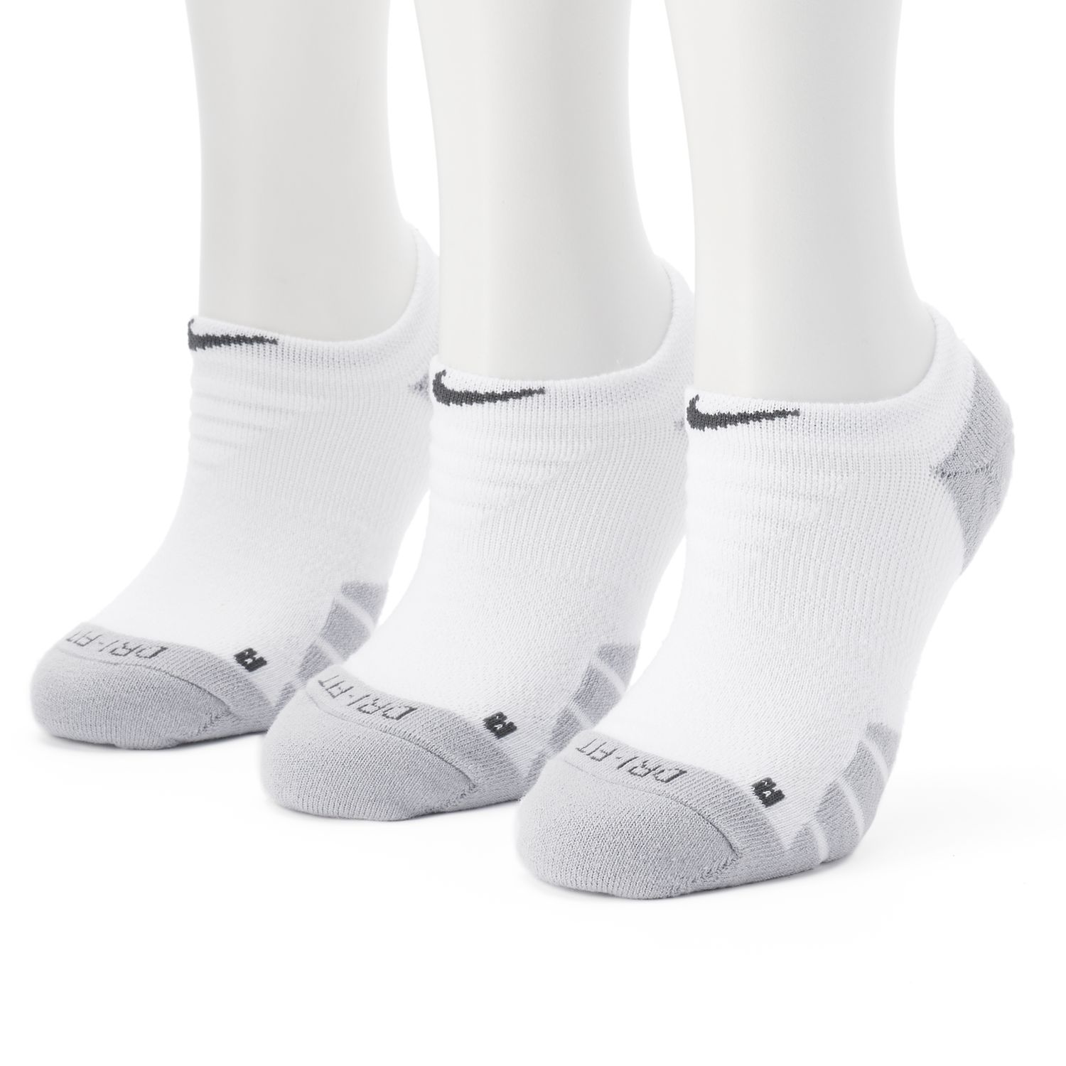 Nike 3-pk. Dri-Fit Cushioned No-Show Socks