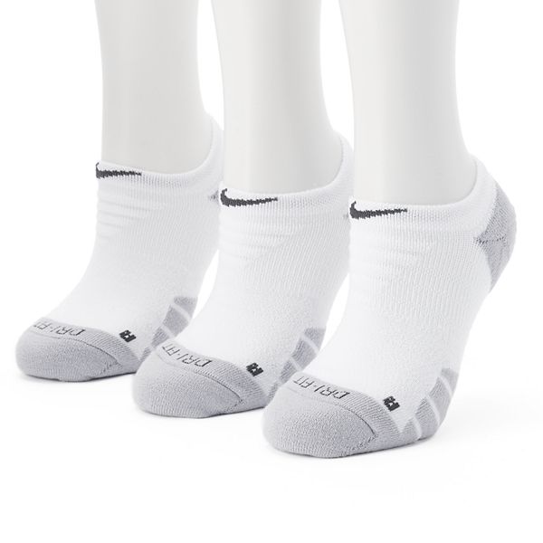 Women S Nike 3 Pk Dri Fit Cushioned No Show Socks