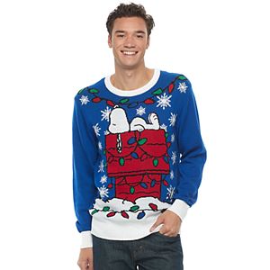 Men's Peanuts Snoopy Ugly Christmas Sweater