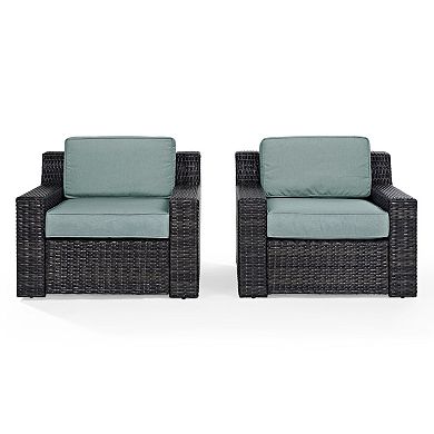 Crosley Beaufort Patio Arm Chair 2-piece Set