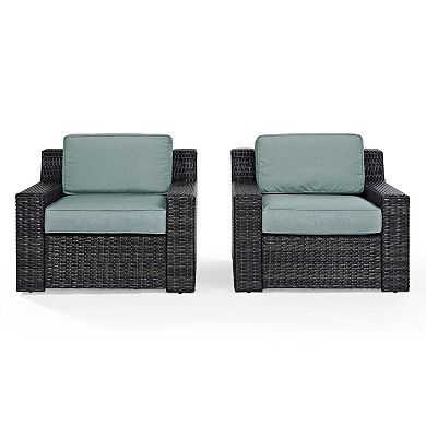 Crosley Furniture Beaufort Patio Arm Chair 2-piece Set
