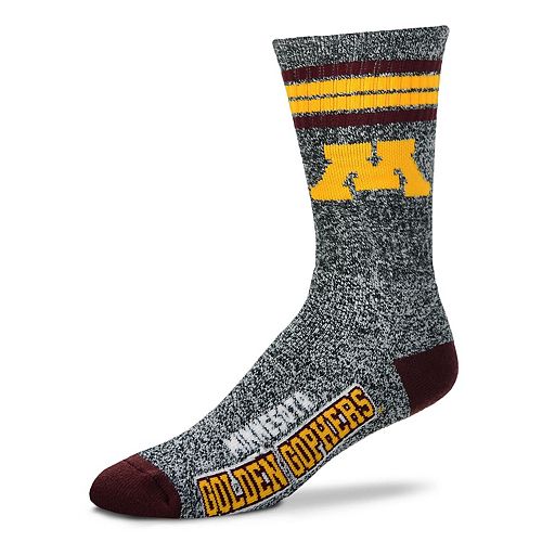 Adult For Bare Feet Minnesota Golden Gophers Got Marbled Crew Socks