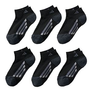 Boys 4-20 adidas 6-pack Low-Cut climalite Performance Socks