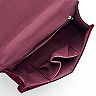 Apt. 9® Gaby Quilted Velvet Flap Shoulder Bag