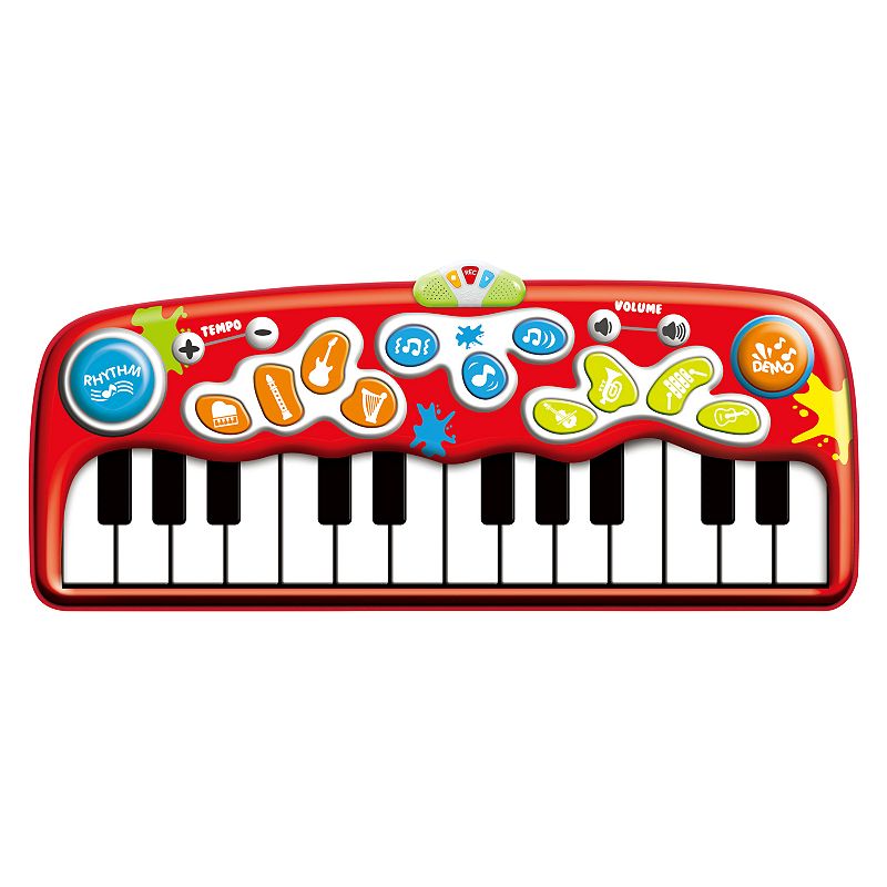 Winfun Step-To-Play Jumbo Piano Mat, Red