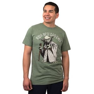 Men's Star Wars Yoda Best Dad Tee
