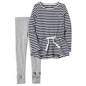 Girls 4-8 Carter's Striped Tunic & 