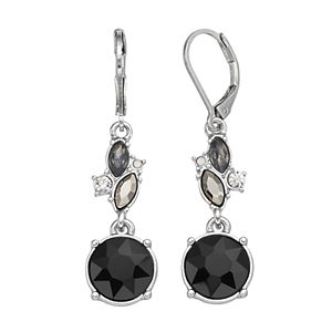 Simply Vera Vera Wang Nickel Free Faceted Stone Cluster Drop Earrings