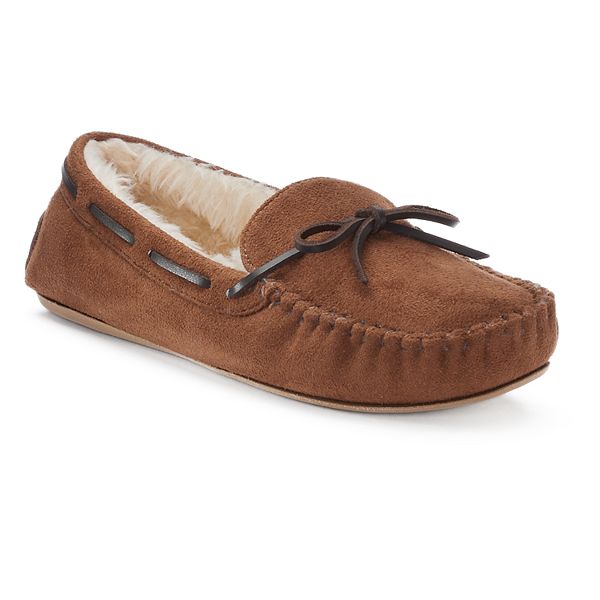 Sonoma Goods For Life Women s Microsuede Moccasin Slippers