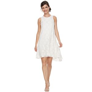 Women's Zac And Rachel Sleeveless Daisy Floral Lace Dress