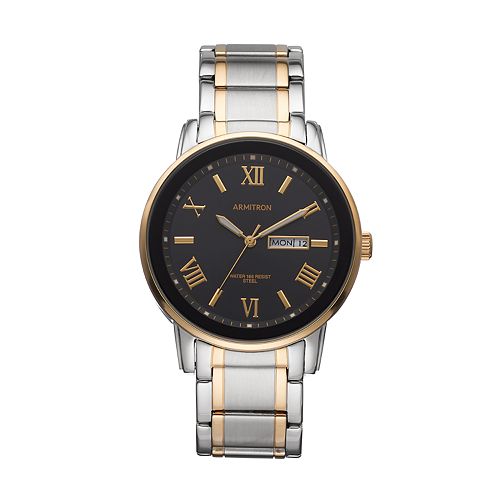 armitron two tone watch