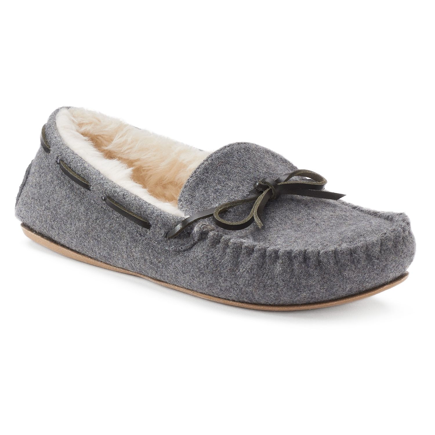 womens lined slippers