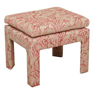 HomePop Coral Decorative Ottoman