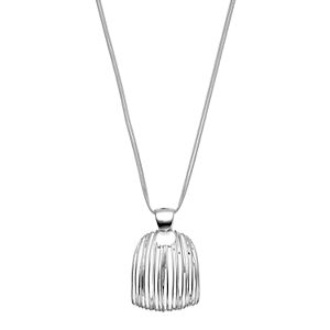 Dana Buchman Openwork Fringe Pendant Necklace