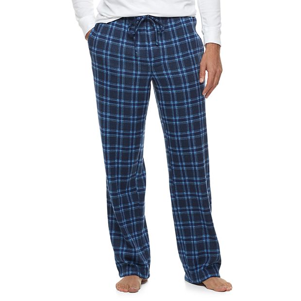 Sleep Chic Womens Plus Pajama Fleece Pants With Socks, Color: Red