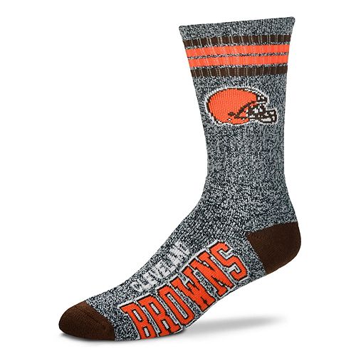 Adult For Bare Feet Cleveland Browns Got Marbled Crew Socks