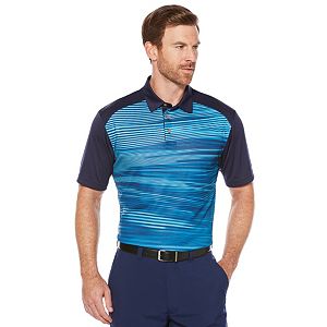 Men's Grand Slam Regular-Fit Contour-Striped Driflow Performance Golf Polo