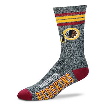 Adult For Bare Feet Washington Redskins Got Marbled Crew Socks