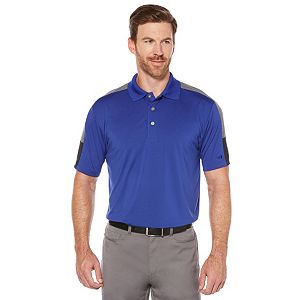 Men's Grand Slam Regular-Fit Heathered Driflow Performance Golf Polo