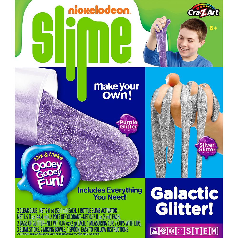 Nickelodeon Slime Make Your Own Glitter Slime