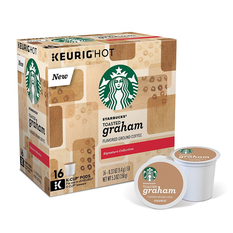 UPC 611247363829 product image for Starbucks Toasted Graham Coffee, Keurig K-Cup Pods, Medium Roast - 16-pk. | upcitemdb.com