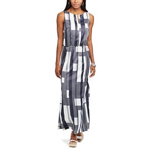 Women's Chaps Printed Crepe Maxi Dress