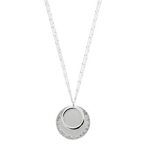 Dana Buchman Multi Strand Hoop & Disc Pendant Necklace