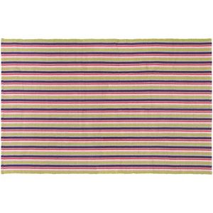 Couristan Bar Harbor Fruit Punch Striped Reversible Cotton Rug
