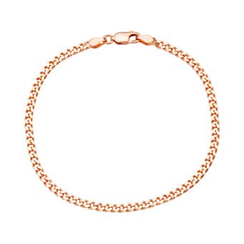 Jordan Blue Sterling Silver Curb Chain Bracelet