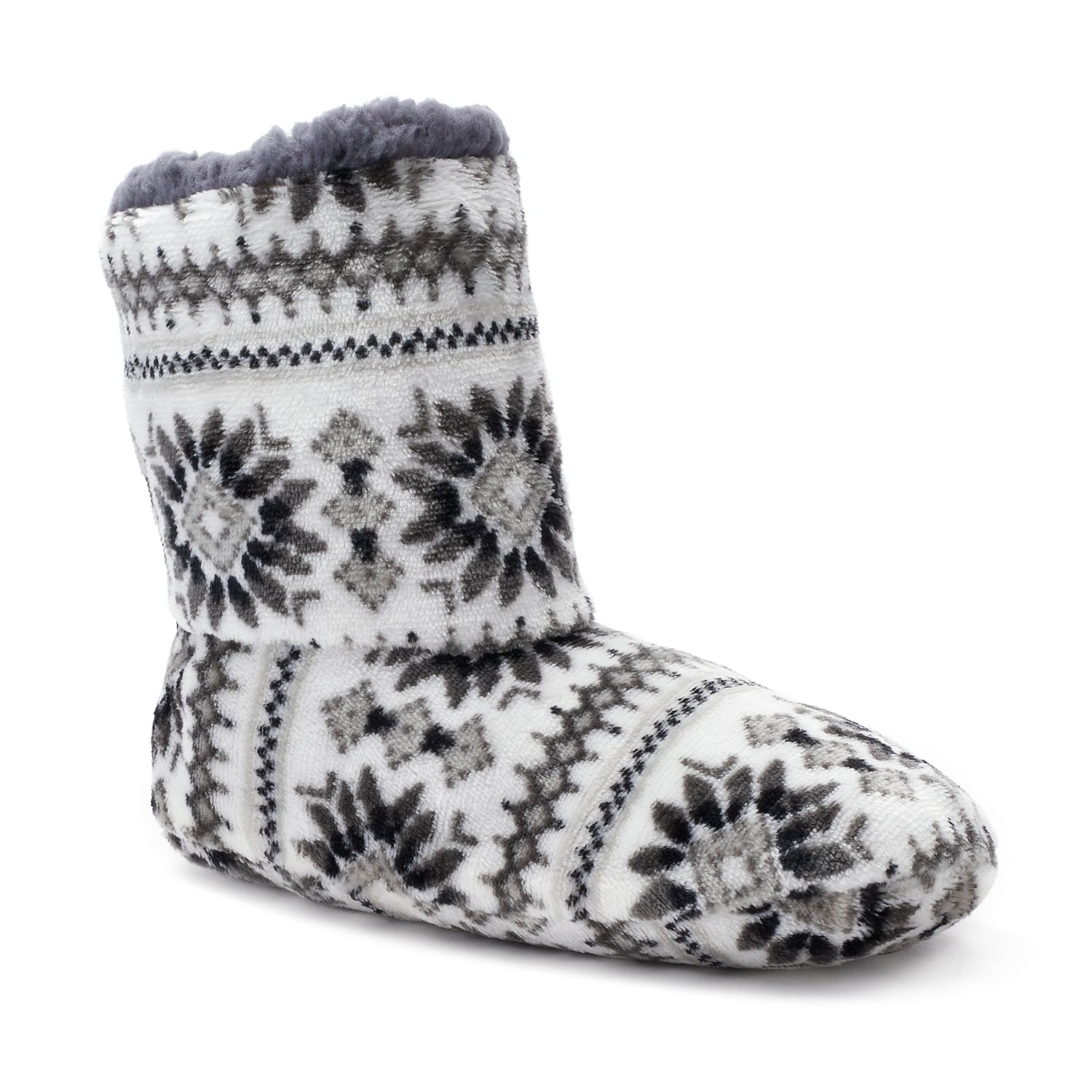 Women's Cuddl Duds Snowflake Fairisle 