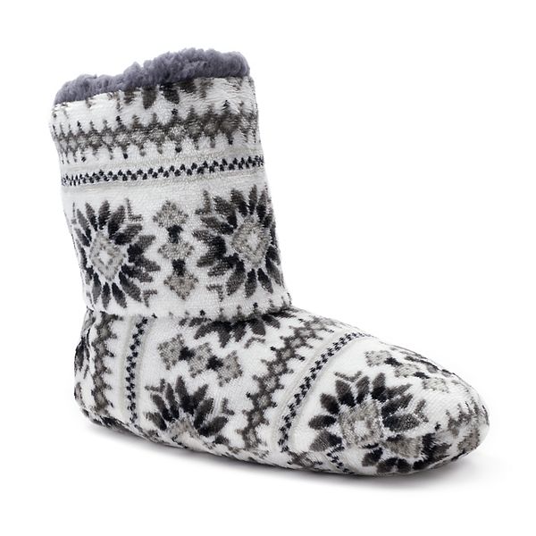 Cuddl duds shop bootie slippers