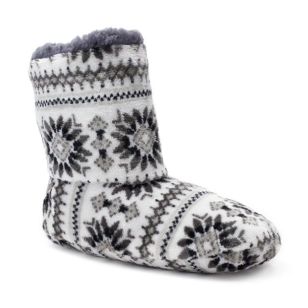 Kohls bootie hot sale slippers