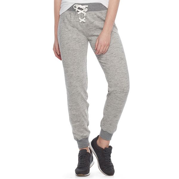 Juniors' SO® Lace-Up Jogger Pants