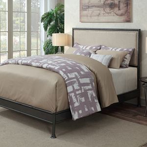 Pulaski Queen Upholstered Nailhead Bed