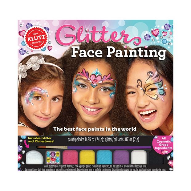 KHOLEZ Face Paint Kit for Kids, 18 Vibrant Colors Water-Based Face