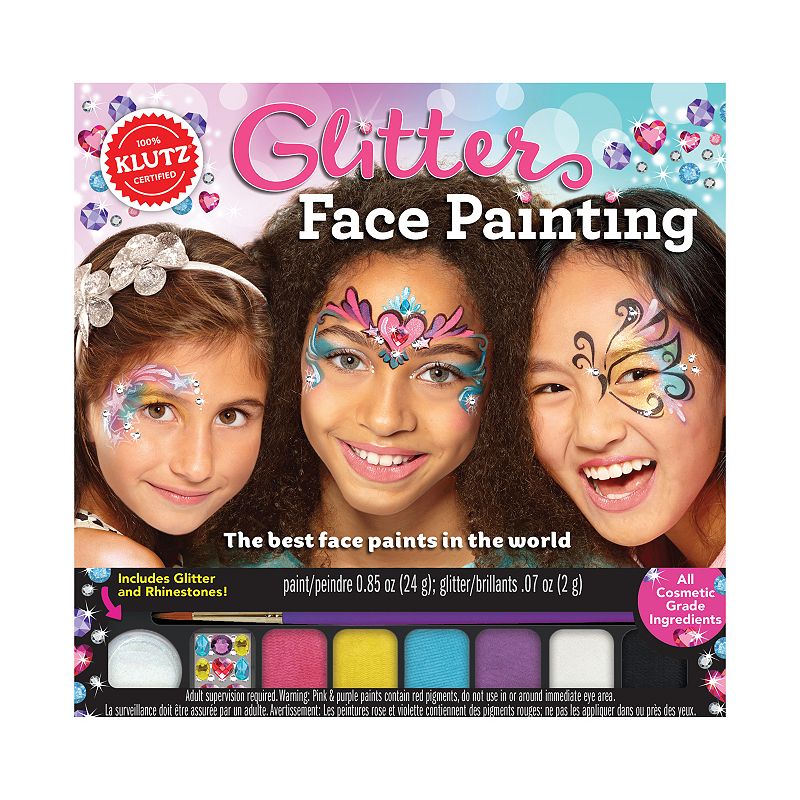 Klutz Glitter Face Painting, Multicolor