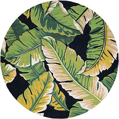 Couristan Covington Rainforest Leaf Indoor Outdoor Rug