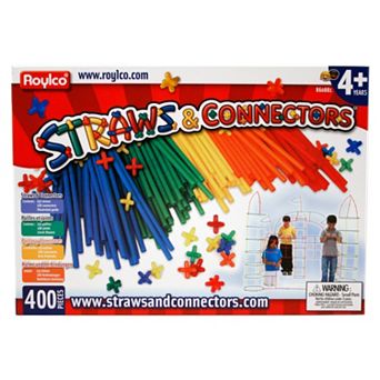 Roylco 400 pc Straws & Connectors Set