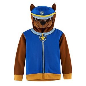 Boys 4-7 Paw Patrol Chase Mesh Face Zip Hoodie
