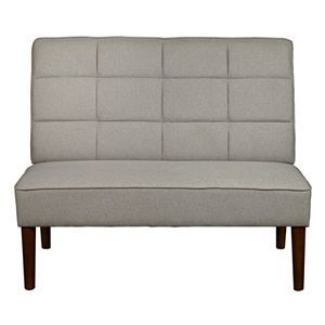 Pulaski Geometric Quilted Settee Loveseat