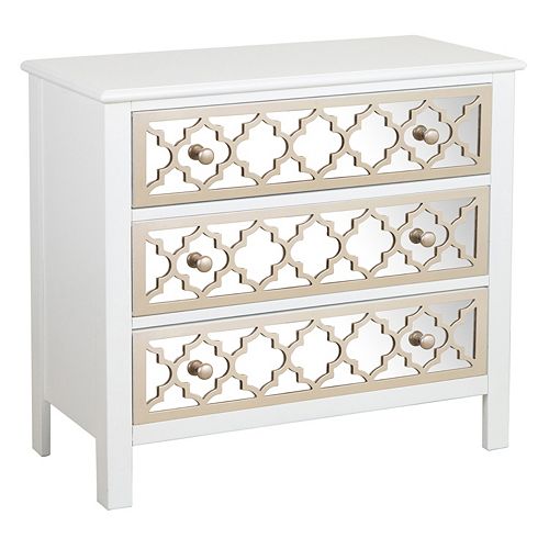 Pulaski Moroccan Mirrored 3 Drawer Dresser