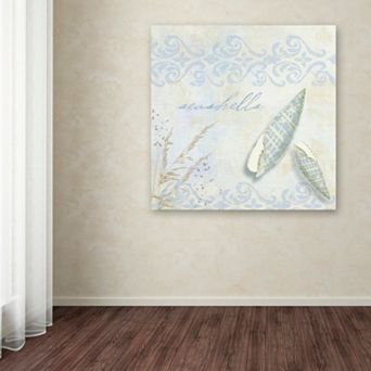 Trademark Fine Art She Sells Seashells II Canvas Wall Art